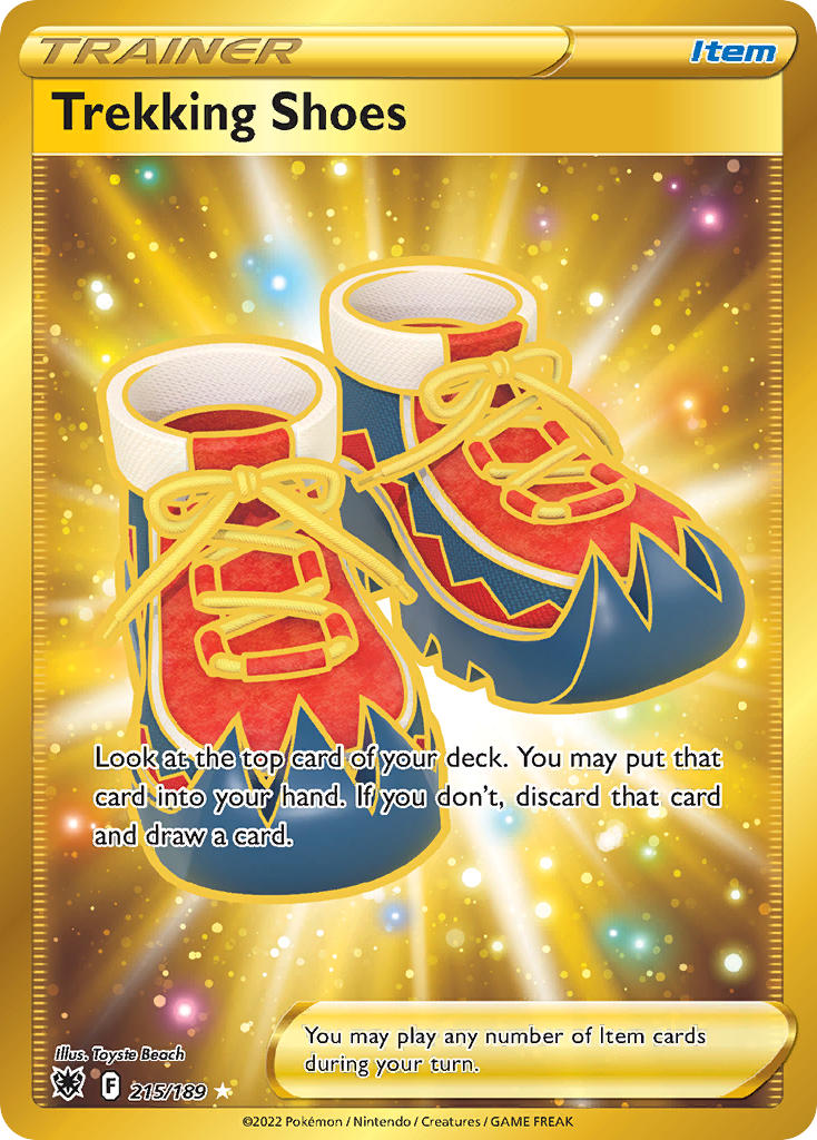 (215/189) Pokemon TCG Astral Radiance Single: Trekking Shoes  Secret Rare