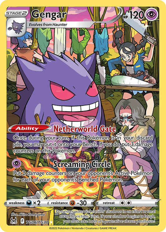 (TG06/TG30) Pokemon TCG Lost Origin Single: Gengar  Holo Rare