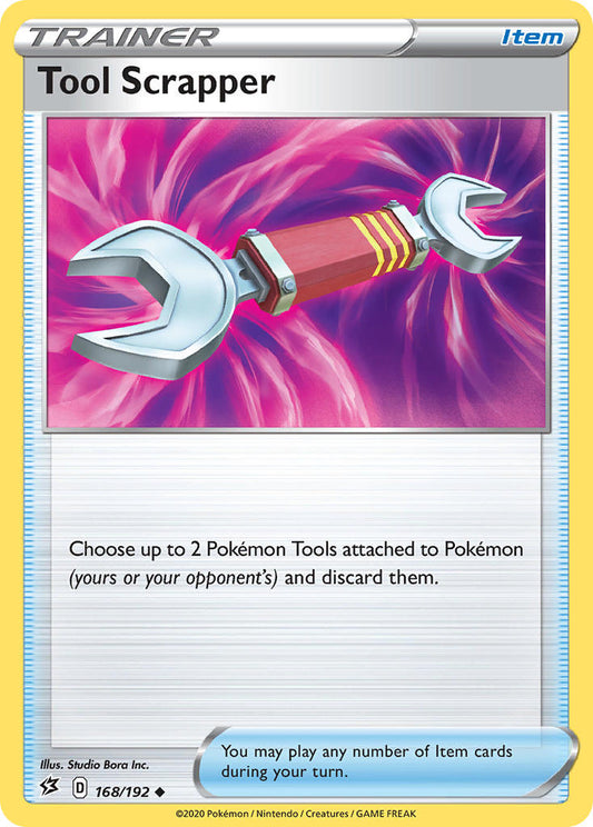 (168/192) Pokemon TCG Rebel Clash Single: Tool Scrapper  Uncommon