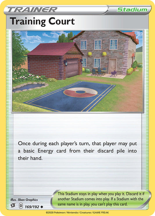 (169/192) Pokemon TCG Rebel Clash Single: Training Court  Uncommon