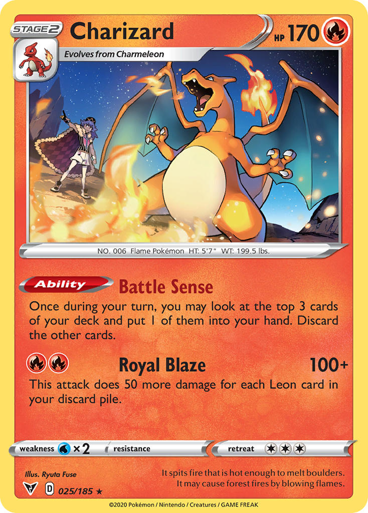 (025/185) Pokemon TCG Vivid Voltage Single: Charizard  Promo