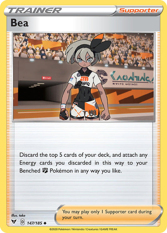 (147/185) Pokemon TCG Vivid Voltage Single: Bea  Uncommon