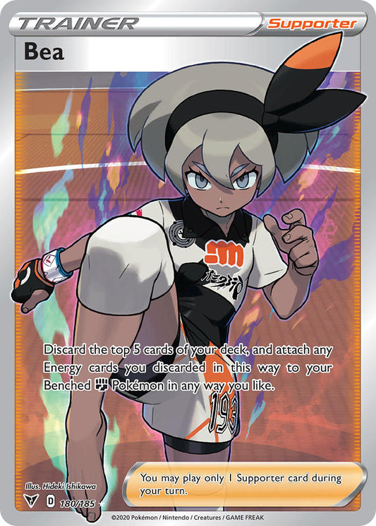 (180/185) Pokemon TCG Vivid Voltage Single: Bea  Ultra Rare