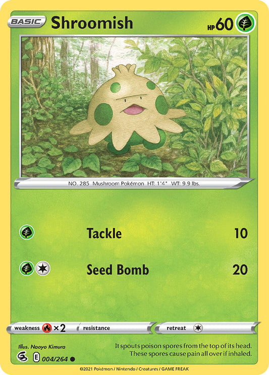 (004/264) Pokemon TCG Fusion Strike Single: Shroomish  Common