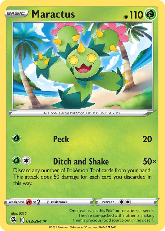 (012/264) Pokemon TCG Fusion Strike Single: Maractus  Rare