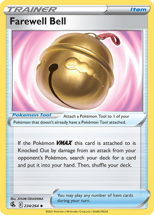 (234/264) Pokemon TCG Fusion Strike Single: Farewell Bell  Uncommon