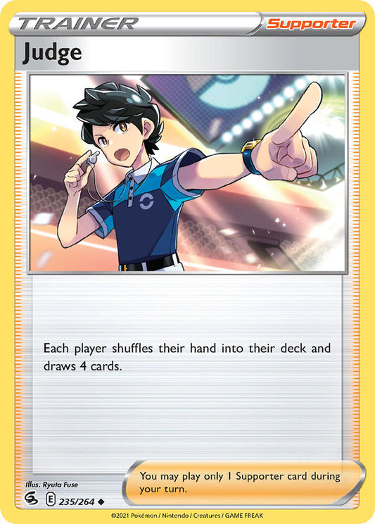 (235/264) Pokemon TCG Fusion Strike Single: Judge Reverse Holo Uncommon