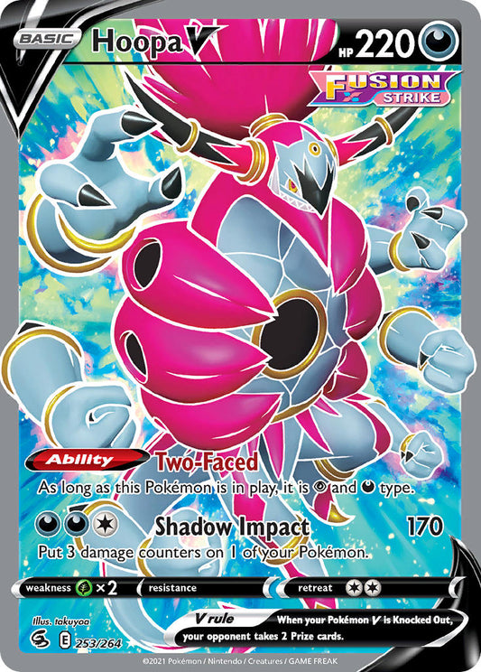 (253/264) Pokemon TCG Fusion Strike Single: Hoopa V  Ultra Rare