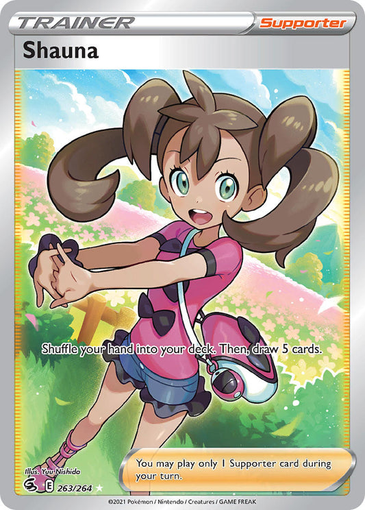 (263/264) Pokemon TCG Fusion Strike Single: Shauna  Ultra Rare