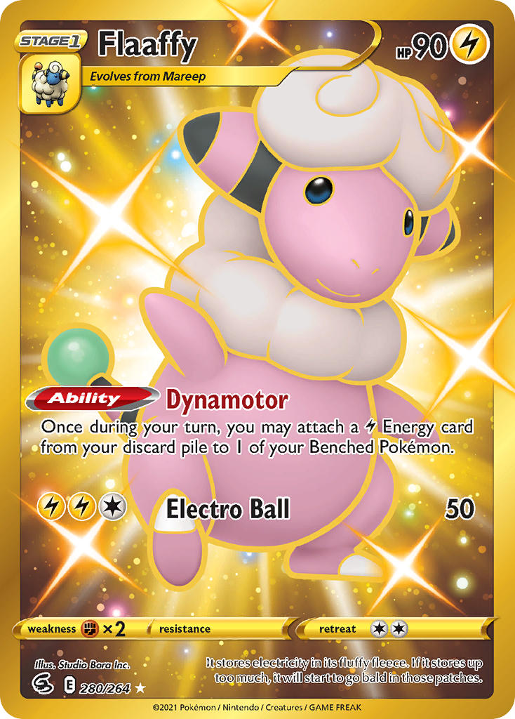 (280/264) Pokemon TCG Fusion Strike Single: Flaaffy  Secret Rare