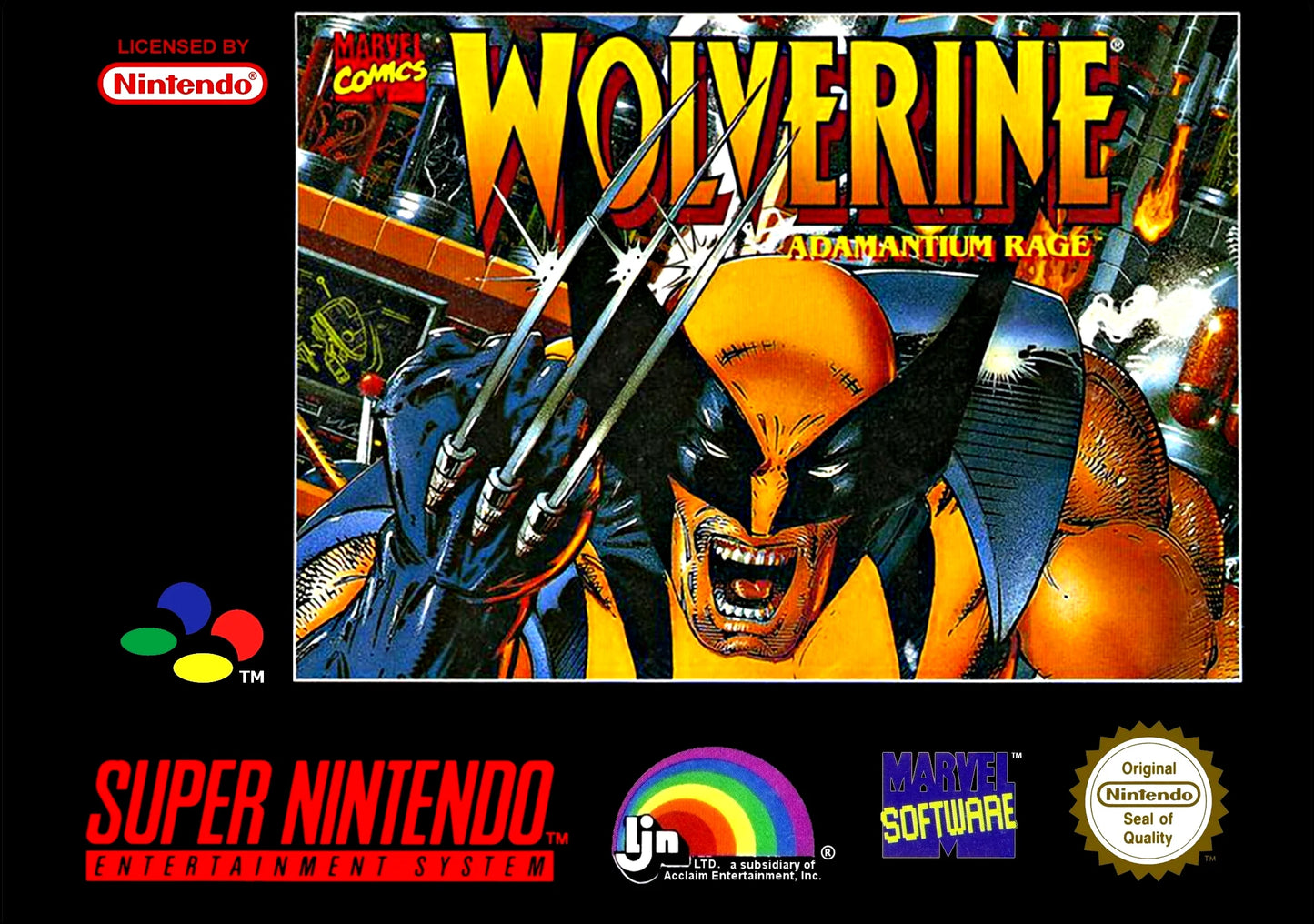 Super Nintendo: Wolverine Adamantium Rage