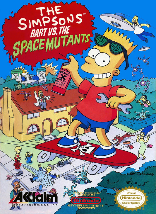 NES: The Simpsons Bart vs the Space Mutants