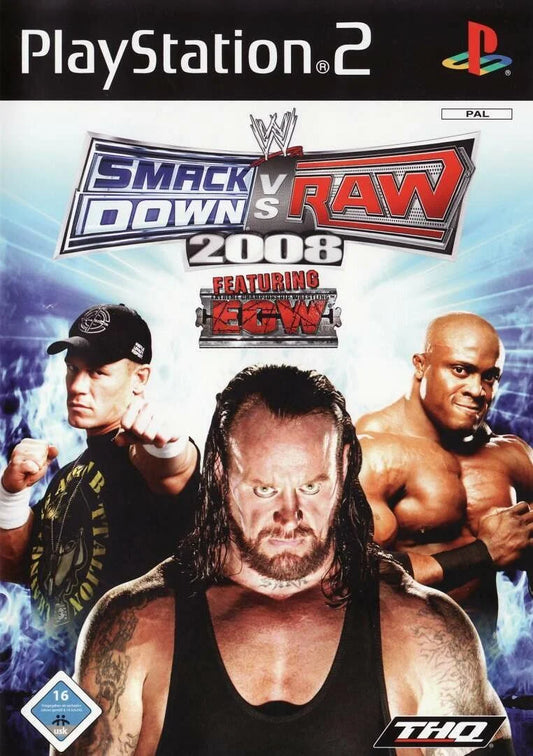 Playstation 2: WWE Smackdown vs. Raw 2008