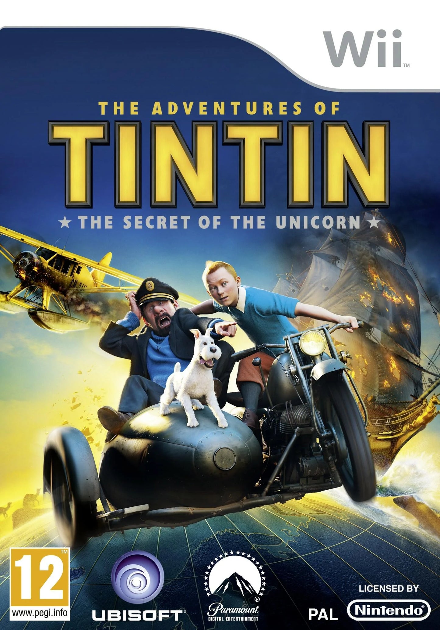 Nintendo Wii: Adventures of Tintin: The Secret of the Unicorn