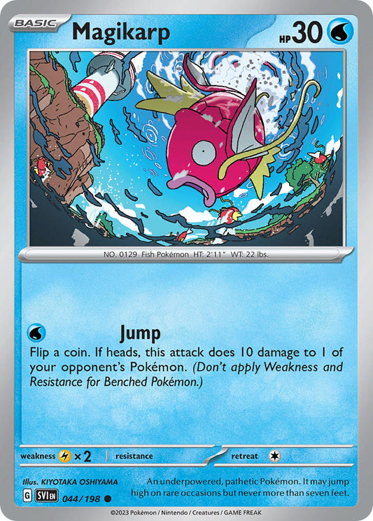 (044/198) Pokemon TCG Scarlet & Violet Single: Magikarp   Common