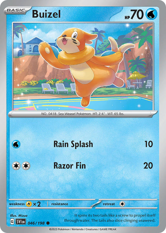 (046/198) Pokemon TCG Scarlet & Violet Single: Buizel   Common