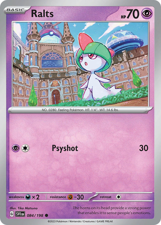 (084/198) Pokemon TCG Scarlet & Violet Single: Ralts   Common