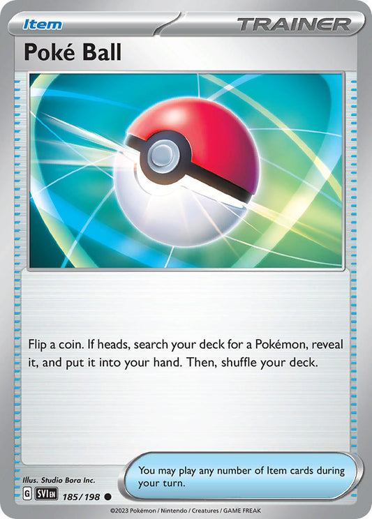 (185/198) Pokemon TCG Scarlet & Violet Single: Pok茅 Ball  Common