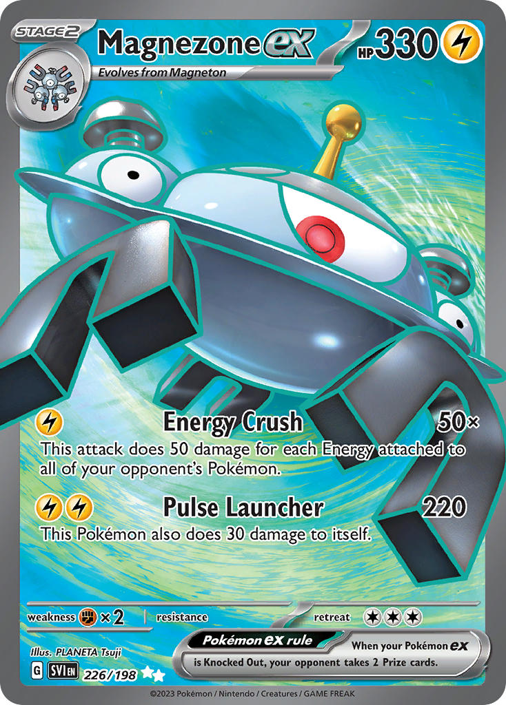 (226/198) Pokemon TCG Scarlet & Violet Single: Magnezone ex   Ultra Rare