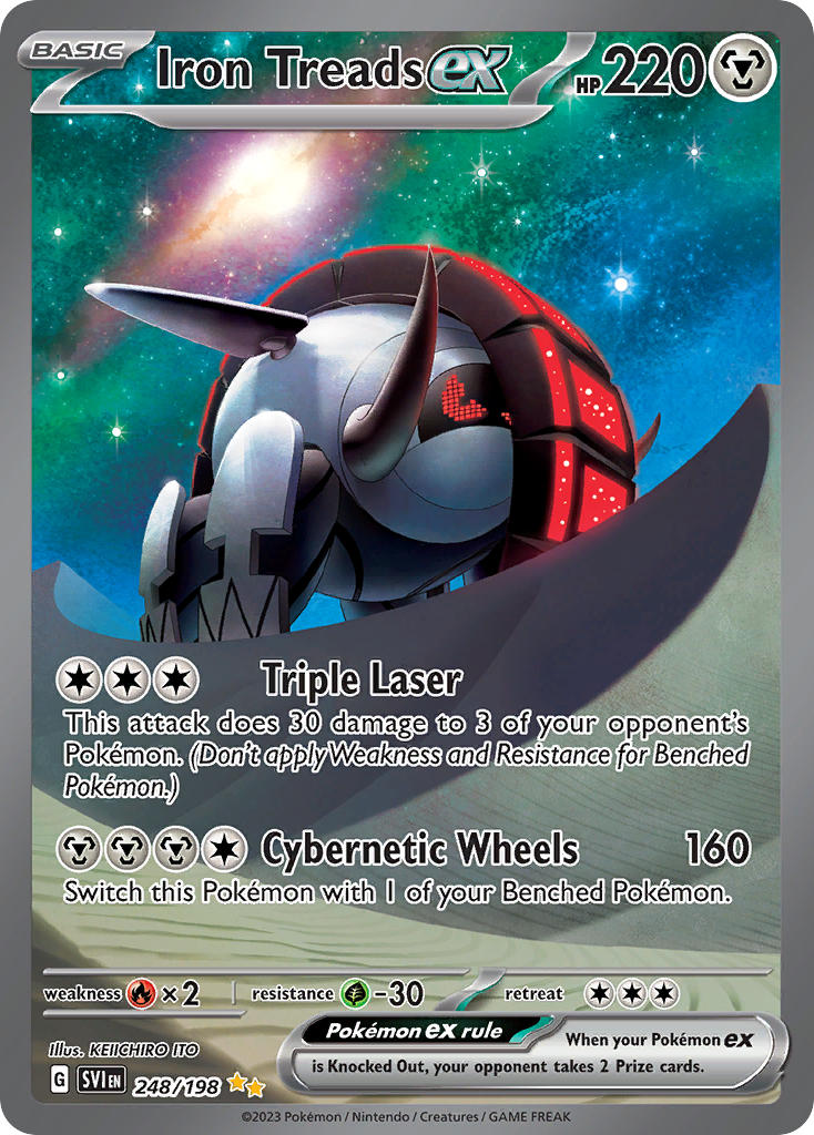 (248/198) Pokemon TCG Scarlet & Violet Single: Iron Treads ex   Special Illustration Rare