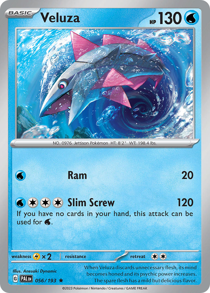 Pokemon TCG Paldea Evolved Single: Veluza  Holo (056/193)