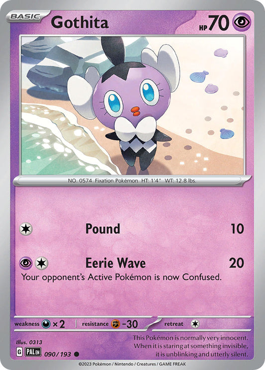 Pokemon TCG Paldea Evolved Single: Gothita  Non-Holo (090/193)