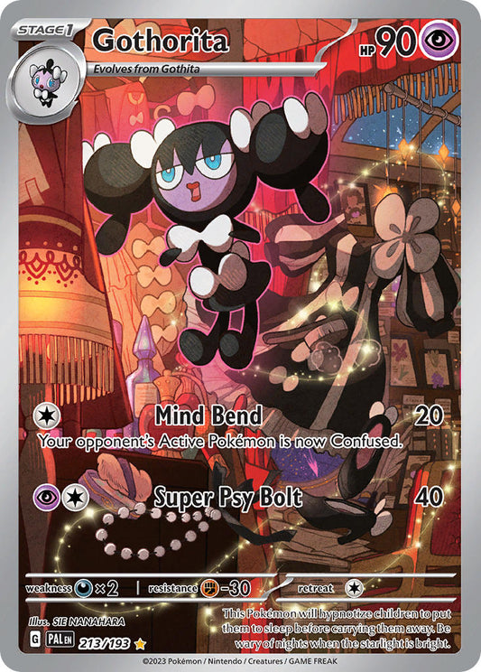 Pokemon TCG Paldea Evolved Single: Gothorita  Holo (213/193)