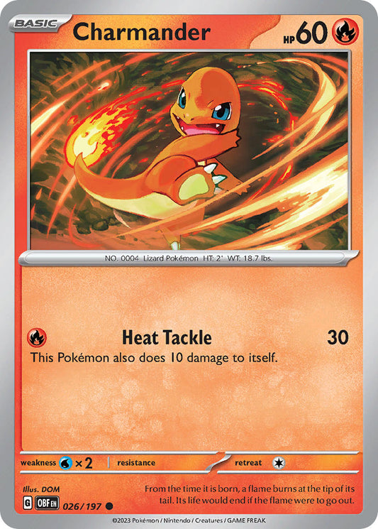 (026/197) Pokemon TCG Obsidian Flames Single: Charmander   Common