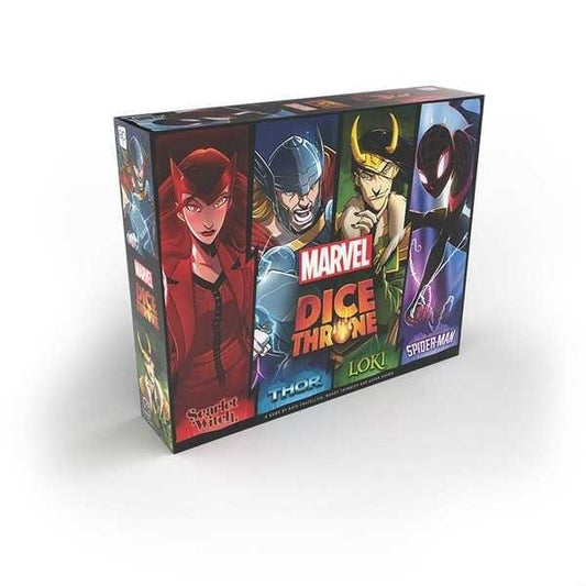 Marvel Dice Throne - 4-Hero Box (Scarlet Witch, Thor, Loki, Spider-Man)